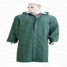 Atacado promocional PVC cor diferente longo Raincoat para adultos